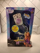Hannah Montana Secret Star Headset 2007 Toy Disney Microphone