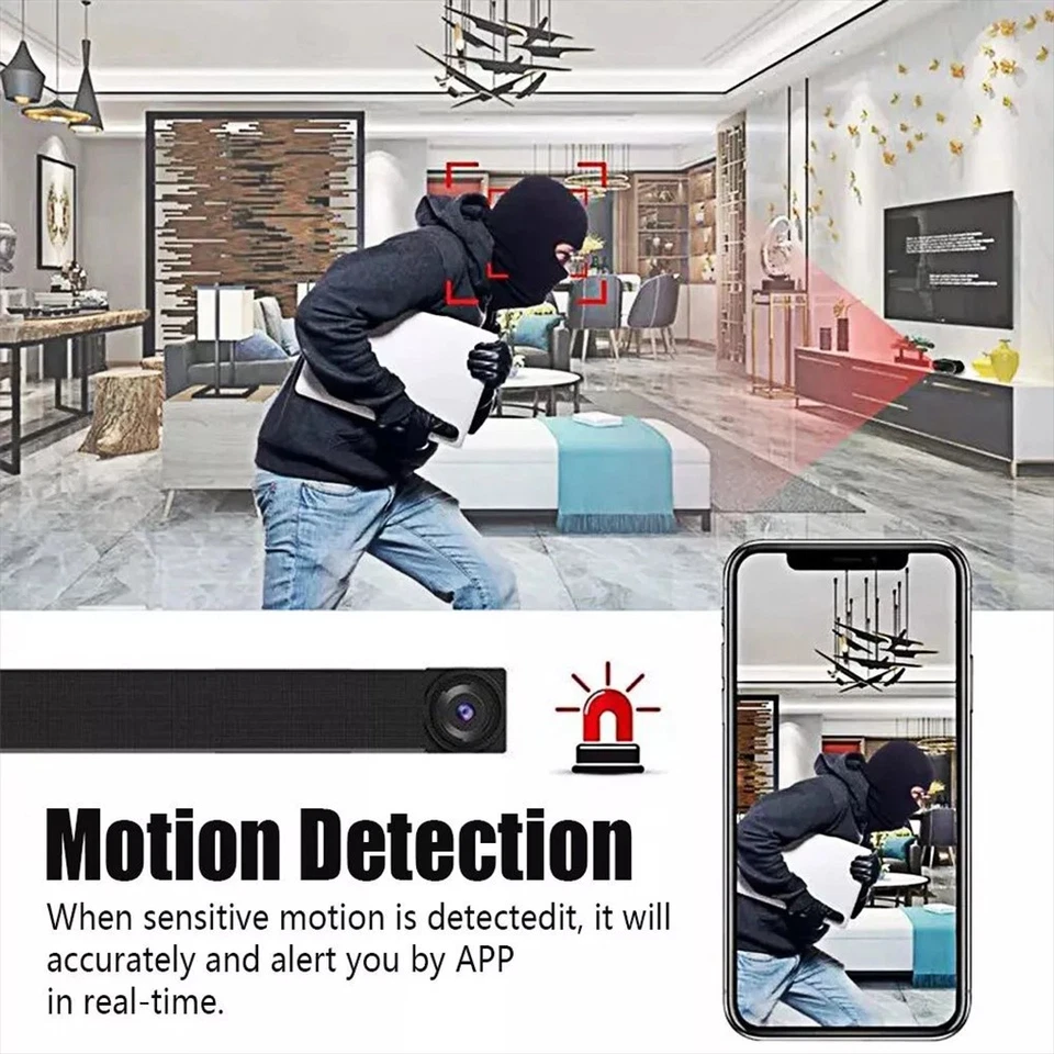 1080P HD Mini IP Kamera Wireless WLAN WiFi Camera Überwachungkamera Cam P2P DHL - Bild 4 von 4