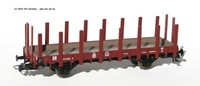 Fleischmann H0 520957A - Rungenwagen Der Dr (Exddr), Ep. Iii; Neu & Ovp