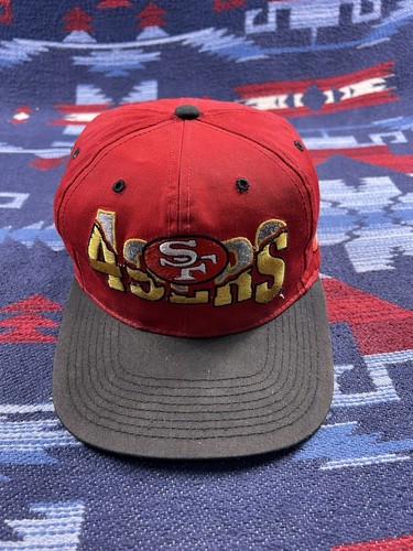 Vintage 90s San Francisco 49ers Hat Cap Snapback Earthquake Collision Shockwave - Picture 5 of 14