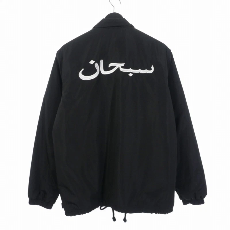 Veste blouson homme COACH Supreme logo arabe taille S noir   élégante et élégante