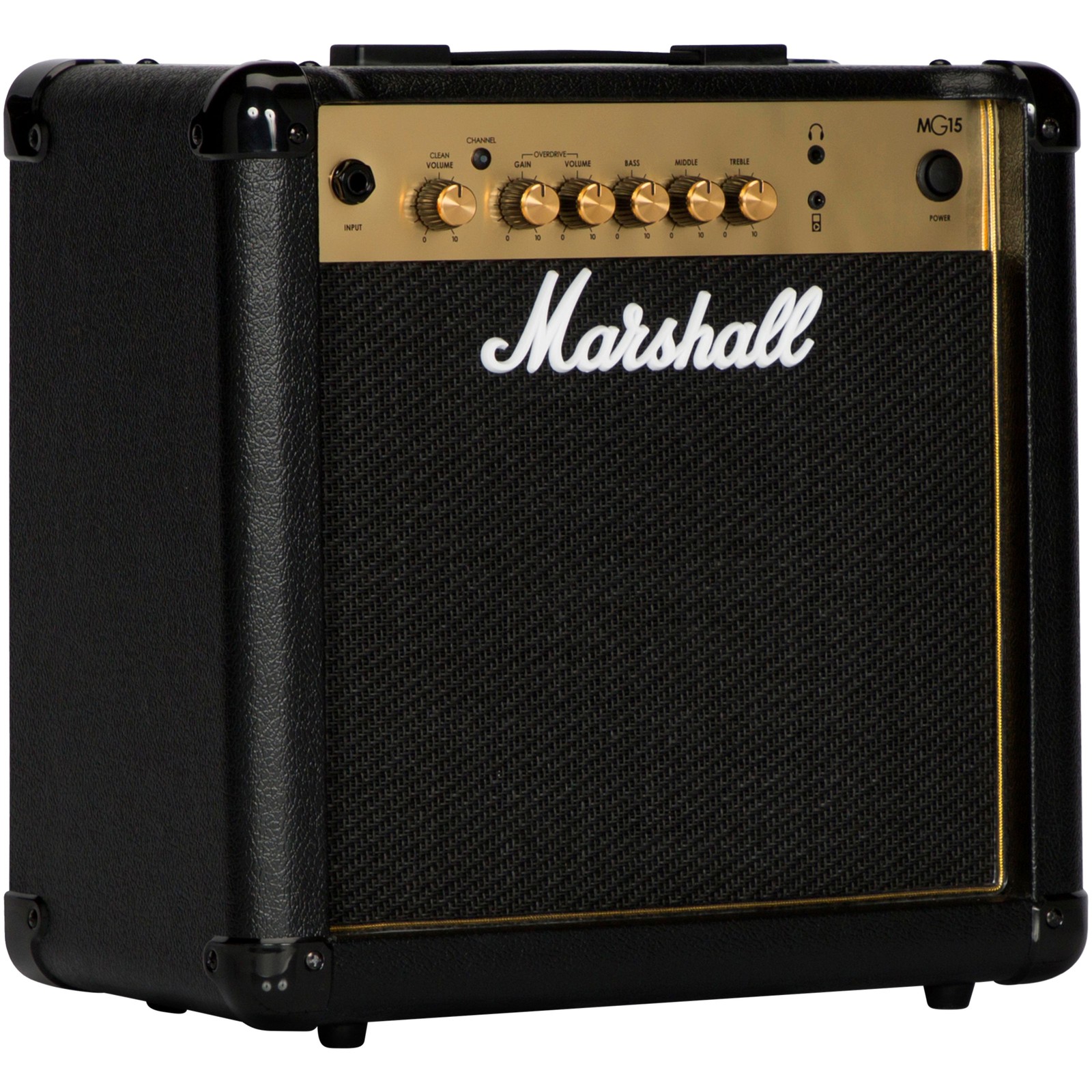 Marshall MG15G Black Gold - Transistor Combo Verstärker für E-Gitarre