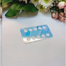 Rainbow StitchSaver: Acrylic Thread Drop Organizer for Cross Stitch, Embroidery