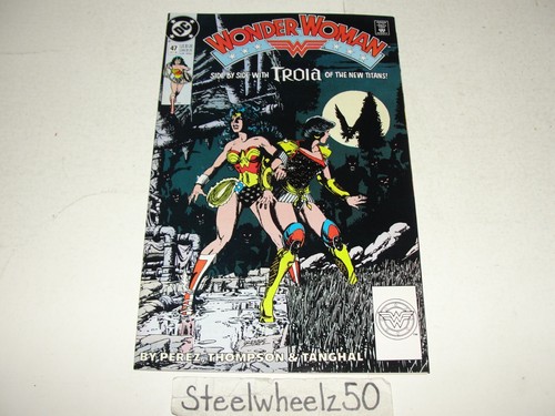 Wonder Woman #47 Comic DC 1990 Troia Appearance George Perez Jill Thompson RARE