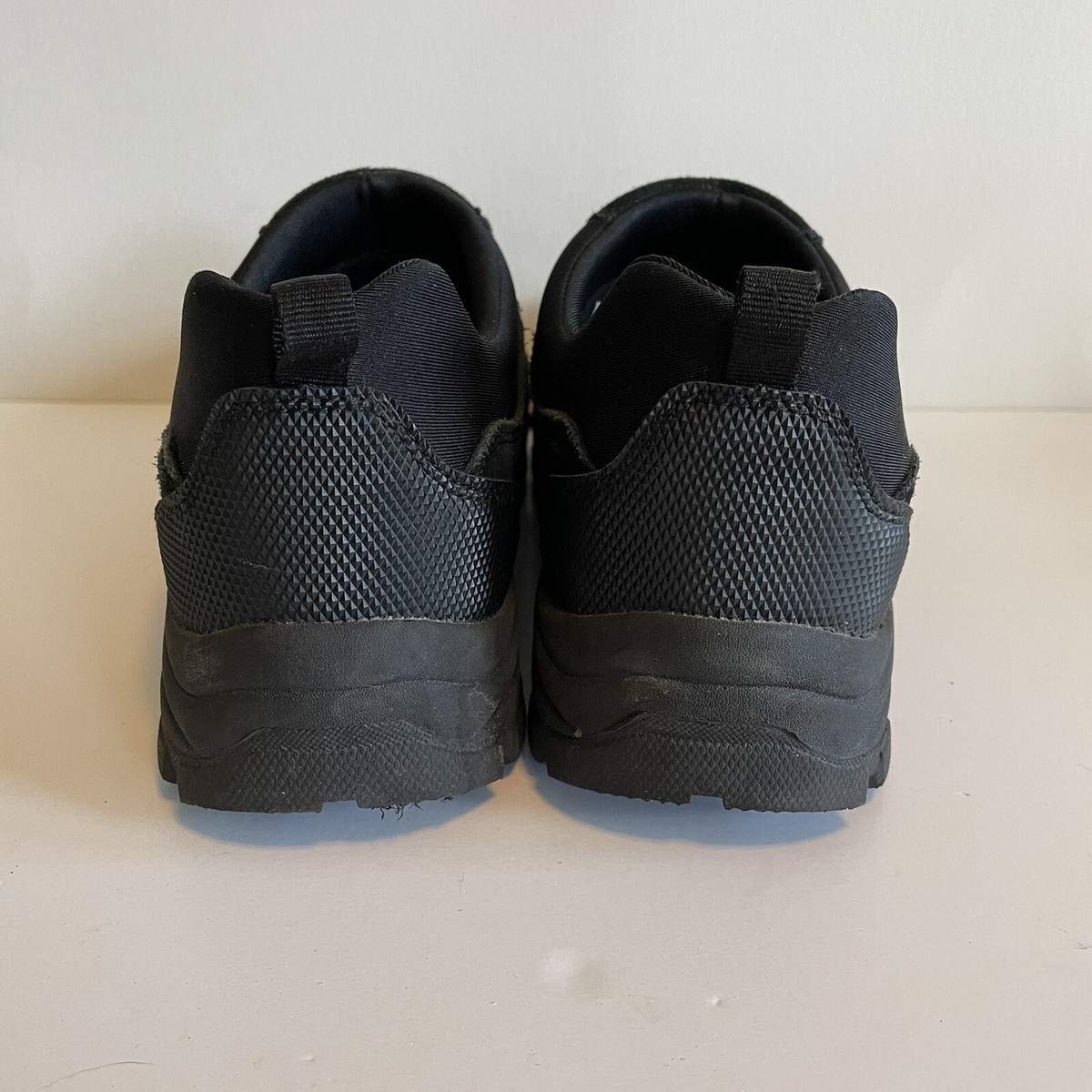 Northwest Territory Mens Waterproof Black Suede Slip On 