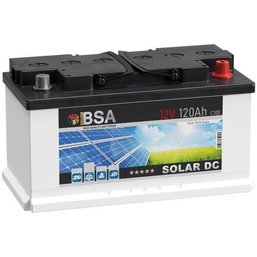 Solarbatterie 120Ah 12V USV Wohnmobil Versorgungsbatterie Boot Batterie 100AH - Bild 1 von 4