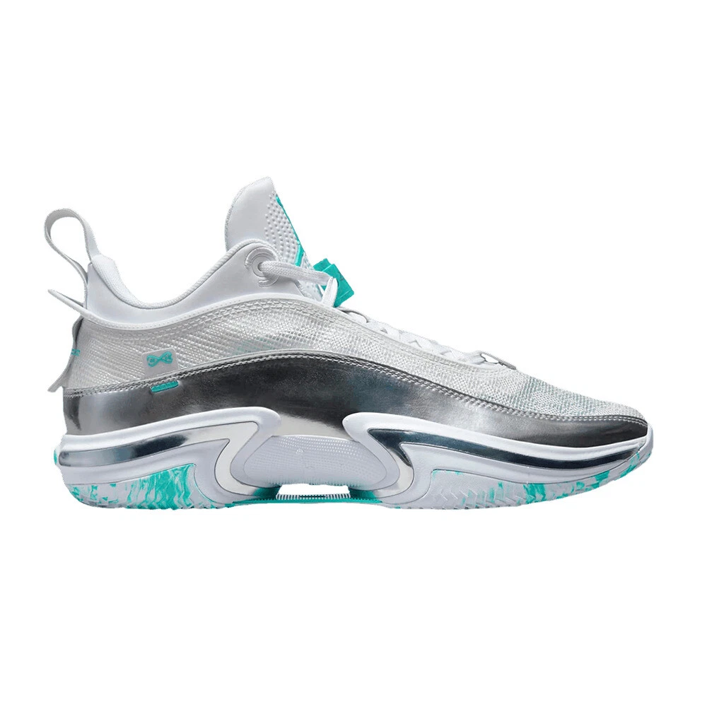 Guo Ailun x Air Jordan 36 PF Low White Hyper Jade for Sale