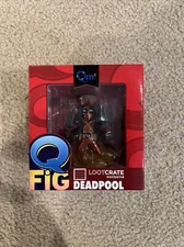 Deadpool Figure Loot Crate Quantum Mechanix Q-Fig Marvel Exclusive 2015