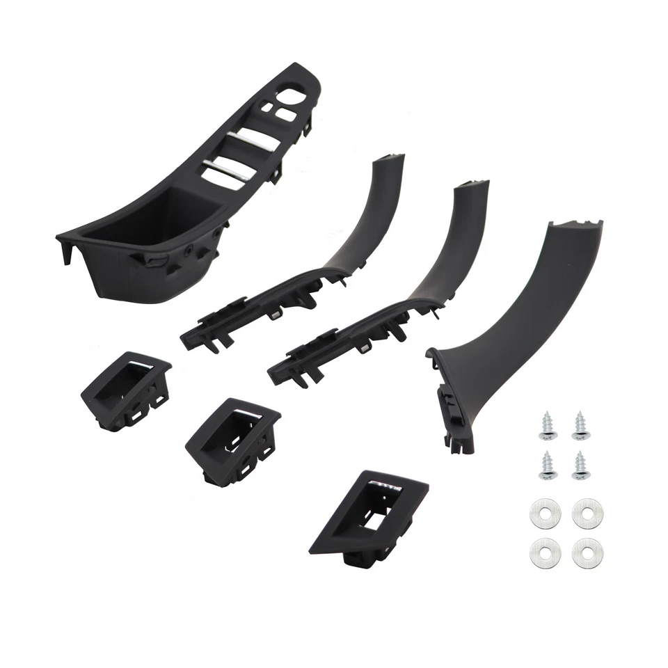 Interior Door Panel Handle Pull Trim Cover For BMW 520i 528i 530i 535i xDrive - Image 3 of 4