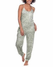 Honeydew Womens Sleep One Piece Lounge Jumpsuit Grey Camo Size Large L NWT