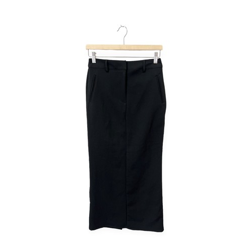 Forever 21 Black Pencil Midi Skirt Size S Small