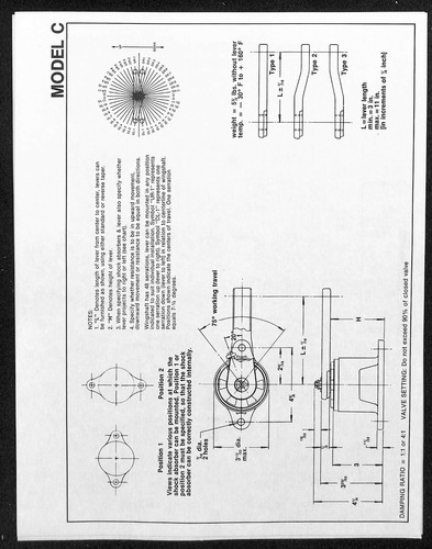 c1982 Houdaille Hydraulic Rotary Shock Absorbers Folder w/ 8 Sheets Railroad - Picture 6 of 7