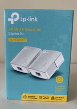 TP-Link TL-PA4010 KIT AV600 600Mbps Powerline Ethernet Adapter Starter Kit