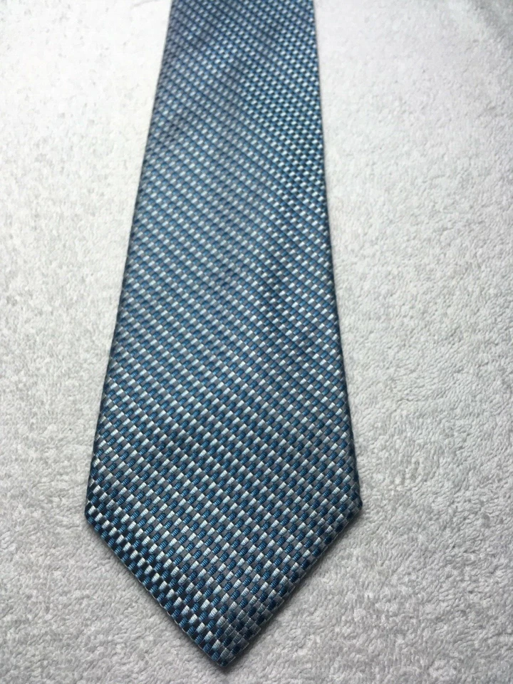 CORBATA HOMBRE GEOFFREY BEENE AZUL GRIS Y BLANCO 3,75 X 60 Foto 2 de 4