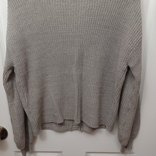GIRL'S WONDER NATION GRAY CARDIGAN SIZE LARGE 10-12 PLUS - Picture 7 of 12
