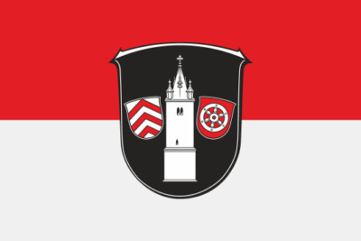 Aufkleber Rodgau OT Nieder-Roden Fahne Flagge 8 x 5 cm Autoaufkleber Sticker