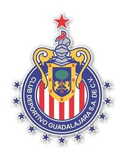 Chivas Guadalajara 2017 Campeones 12 Estrellas México Calcomanía/Pegatina Troquelada