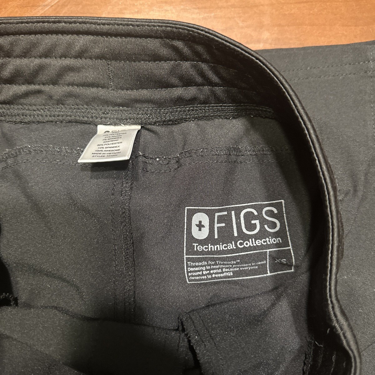 Figs Technical Collection XS / T21004/ Regular Length Black View 4