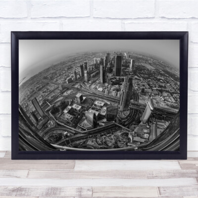 Architektur Skyline Stadtbild Stadt Urban Luftaufnahme Straße Straße Wand Kunstdruck