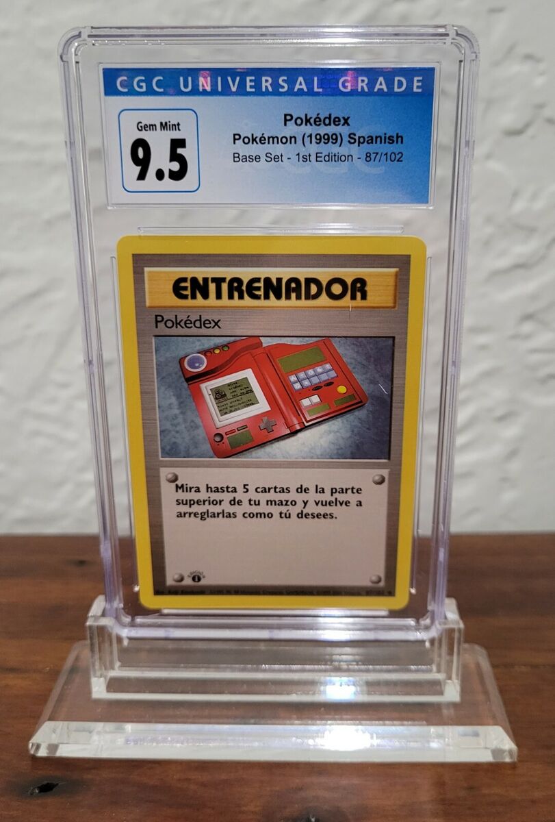 Pokedex for a Graded Pokemon Card