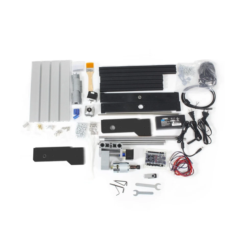 Máquina roteadora de madeira RATTMMOTOR CNC 3018 Pro 3 eixos controle GRBL FAÇA VOCÊ MESMO mini CNC... - Imagem 3 de 4