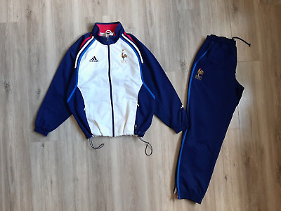 NATIONAL FRANCE ADIDAS 2000 FOOTBALL SUIT SOCCER S/M WINNERS NATIONAL FRANCE ADIDAS 2000 FOOTBALL SUIT SOCCER S/M WINNERS