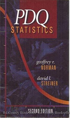 PDQ STATISTICS (PDQ SERIES) By Geoffrey R. Norman & David L. Steiner *Excellent*