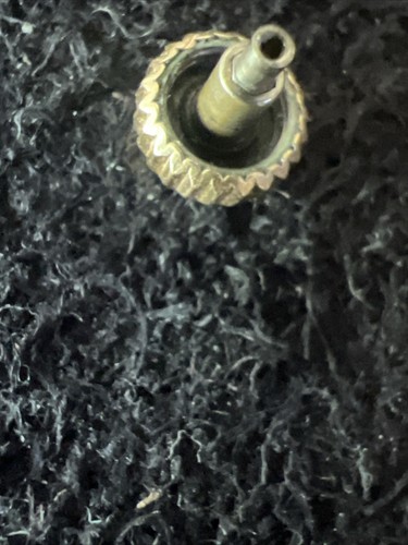 Orginal 18K Rolex 6MM Authentic Crown Used Date Datejust GMT Good Condition - Picture 10 of 11