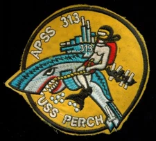 USN USS Perch APSS-313 Vietnam Patch VT-7