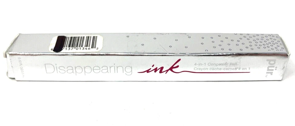Pur Disappearing Ink 4-In-1 Concealer Pen 0.12 fl oz New In Packaging DARK - Image 2 of 3