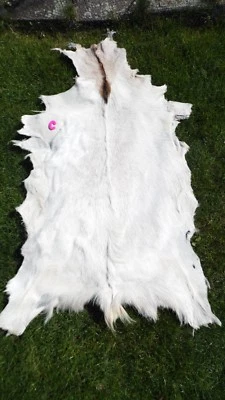 Ziegenfell * Goatskin Leather * Ziege * Teppich * Läufer * Kamin Deko - Bild 1 von 4