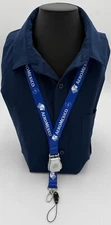 AeroMexico Airlines Aviation Lanyard, Seat Belt Buckle Lanyard, Double Sided