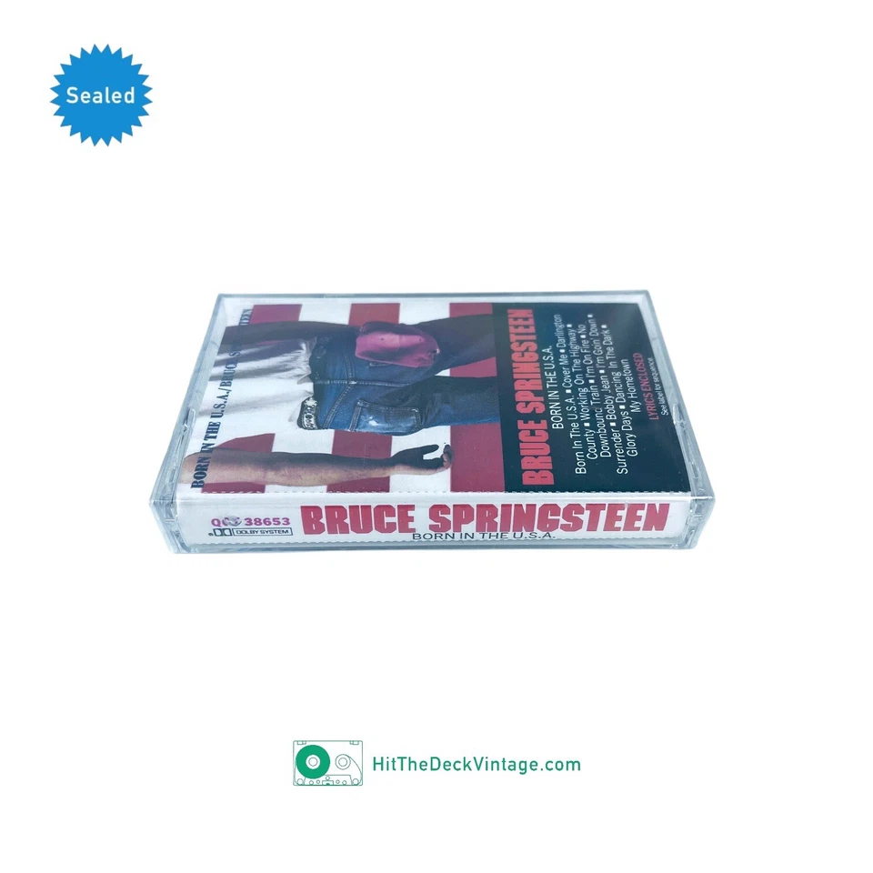 Bruce Springsteen Born In The U.S.A. Cassette Tape (1984) US 1st MINT SEALED - Image 3 of 4