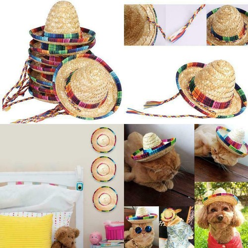 9 Packs Mini Sombrero Party Hats 