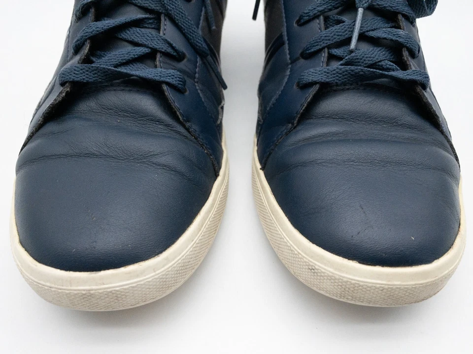 Lacoste Hombre Zapatillas Deportivas Cuero Azul Talla 43 EU Sin Patrón - Imagen 4 de 4