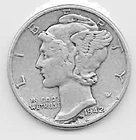 1942 Mercury Dime - Nice Silver - #23