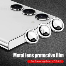 Metal Camera Glass Ring For Samsung Galaxy Z Fold 6 5 4 Lens Film Cap Protector