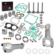 .50mm O.S. Connecting Rod Piston Intake Exhaust Valve Gasket For EZGO 295cc 92up