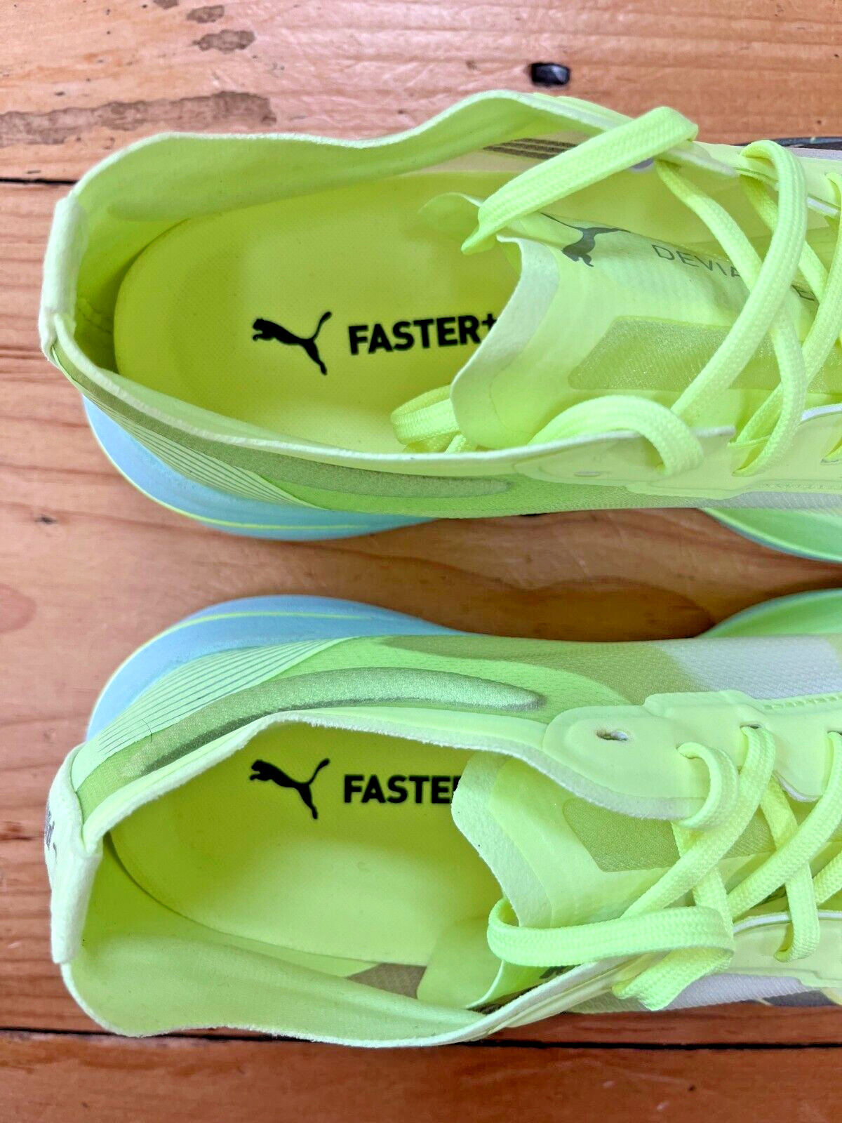 Puma Deviate Nitro Elite Racer Running Shoes, Yellow, NEW, Women's size 8.5 image 5