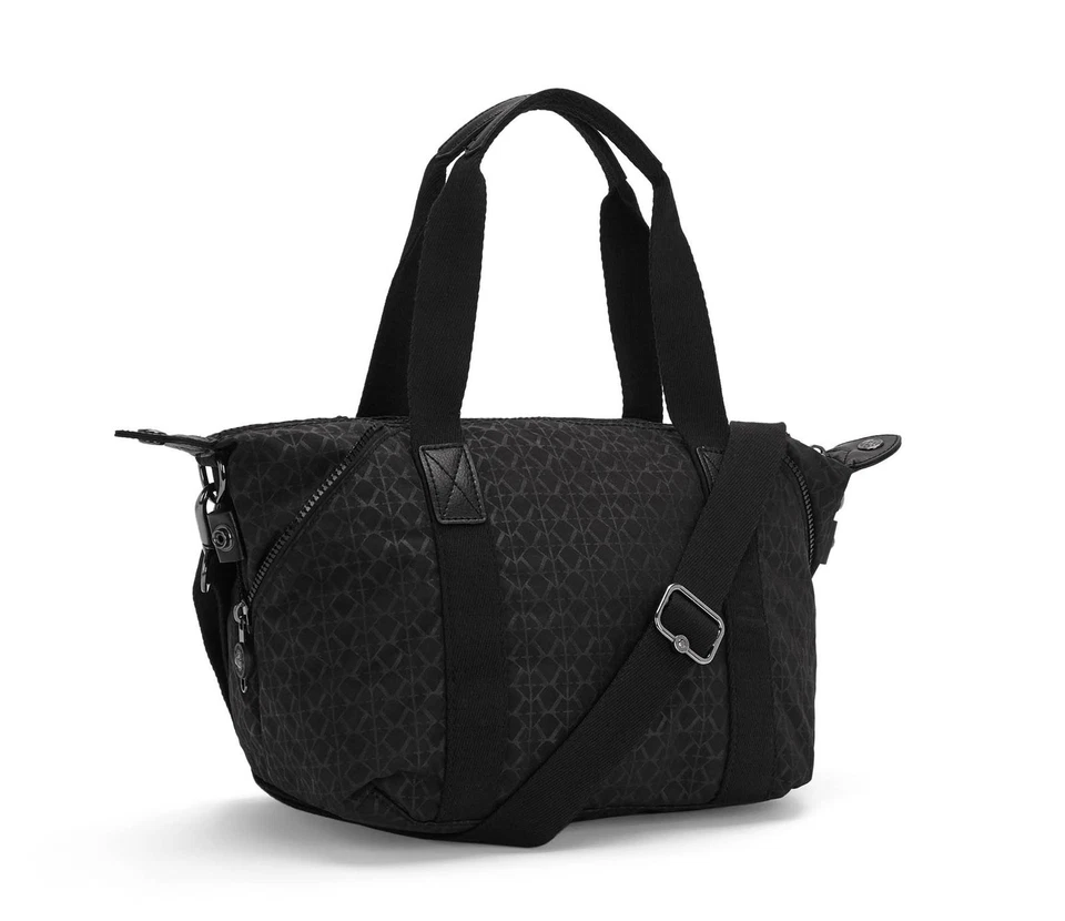 kipling Basic Plus Eyes Wide Open Art Mini Handbag Signature Emb Schwarz - Bild 3 von 4