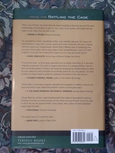 Rattling the Cage - hardcover book by: Staven M. Wise - Picture 2 of 2