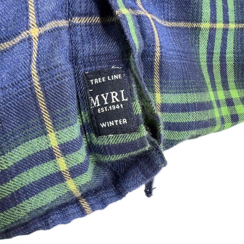 Mayoral Blue Green Plaid Snap Front Lined Shirt Jacket Kids Size 5 - Picture 4 of 9