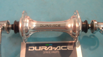 Vintage Shimano Dura Ace FH-7400 UG Front Rear Hub Set QR Vintage Shimano Dura Ace FH-7400 UG Front Rear Hub Set QR