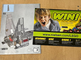 Lego Star Wars 8096 Emperor Palpatine's Shuttle - Manual Instructions 1 & 2 Only