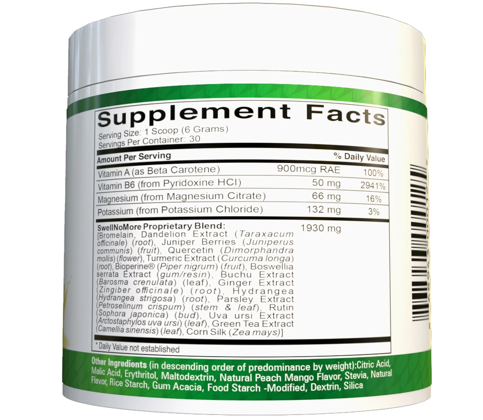 Hinchazón No Más Reduce Hinchazón Pies Piernas Tobillos Inflamación Edema Hinchazón Foto 2 de 3