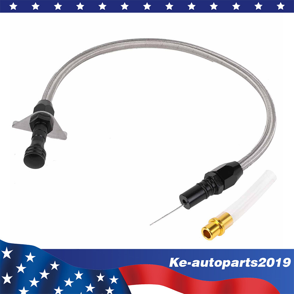 Flexible Transmission Dipstick & Filler Tube Kit For Chevy GM 4L80E – Firewall Mount (Billet Aluminum) - View #2