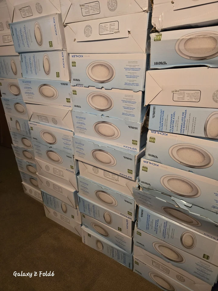 kichler 1-light 14.13-in 铬 led 吸顶灯 — 第 2/2 张图片