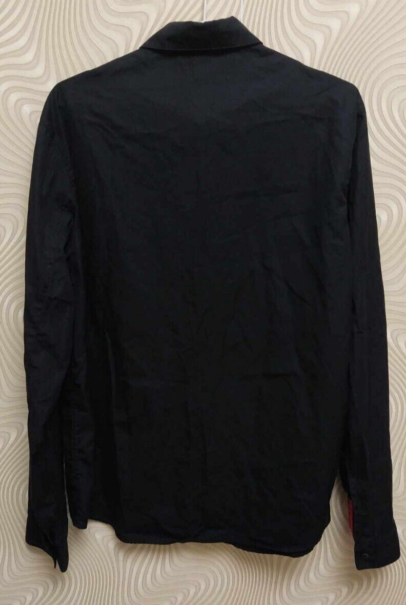 Prada shirt men large Black. vintage red tag | eBay