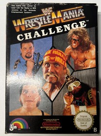 WWF Wrestlemania Challenge mit OVP NES Nintendo mit H&uuml;lle und getestet