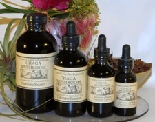CHAGA MUSHROOM Tincture Antioxidants Immune Folk Remedy DOUBLE Extract